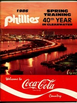 Philadelphia Phillies MLB Spring Training Game Program 1986- - $33.95
