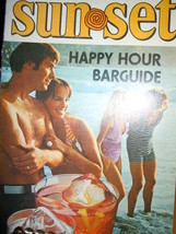 The Sunset Happy Hour Southern Comfort Barguide Mixed Drinks Recipe Booklet 1973 - $8.99