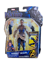 Hasbro Marvel Black Panther SHURI Figure with Vibranium Gear NRFP MIB NR... - £7.78 GBP