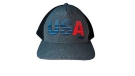 ADIDAS USA GOLF 3D Logo GOLF HAT MESH SNAP BACK - ADJUSTABLE - EUC - £18.71 GBP