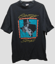 $150 George Strait Chill Early Fall Tour Vintage 90s Black C&amp;W Signal T-Shirt XL - £128.09 GBP