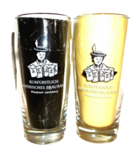 2 Scherdel Steiner Widmann Haniel Kulmbach Waitzinger 0.5L German Beer Glasses - £10.14 GBP