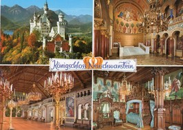 Konigschloss Neuschwanstein Unposted Vintage Postcard Bavaria - $9.89