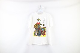 Vintage 90s Streetwear Mens Small Japan Geisha Short Sleeve T-Shirt White Cotton - £38.75 GBP