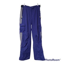 Obermeyer Womens Blue Yobo Nylon Adjustable Sides Ski Snow Pants Size 12 - £16.63 GBP