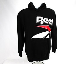 Reebok Youth L 14-16 Hooded Sweatshirt Black Long Sleeve Kid's Clothing Apparel - $21.78