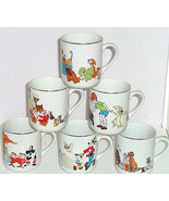 Walt Disney Productiona Alice Mickey Snow White Pooh Tigger Mug Vintage ... - £159.83 GBP