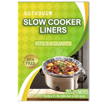 20 Bags Slow Cooker Liners, Disposable Multi Use Cooking Bags,Large Size... - $27.19