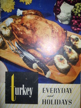 Vintage Turkey Everyday and Holidays Recipe Booklet 1940&#39;s - $4.99