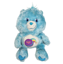 Care Bears 2005 Play A Lot Bear Blue Bouncy Ball Stuffed Animal Plush Toy - £44.07 GBP