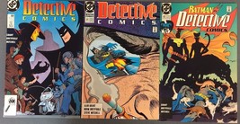 DETECTIVE COMICS Batman lot of (3) #609 #611 #612 (1989/1990) DC Comics ... - $9.89
