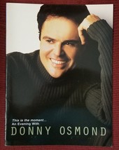 DONNY OSMOND VINTAGE 2001 CONCERT PROGRAM TOUR BOOK WITH COLOR 8X10 - MI... - £25.16 GBP