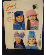 McCall&#39;s 4209 Girl&#39;s Hats in 2 Sizes Pattern - Size 20&quot;-21&quot; - £5.82 GBP