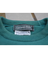 Christopher Hayes, Green Long Sleeve Men&#39;s Crewneck Sweater, VGUC - £12.11 GBP