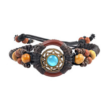Earthly Charm Wooden Bead Casual Adjustable Bracelet - £9.25 GBP