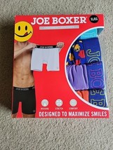 Joe Boxer Men&#39;s  4 Pack Cotton Stretch Boxer Briefs Underwear Size Xl - £19.72 GBP