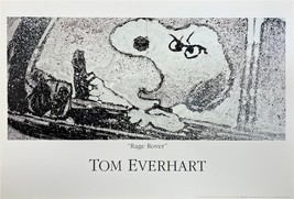 Tom Everhart Rage Rover Offset Lithographie Erdnuss Charlie Snoopy Kunst - £81.50 GBP