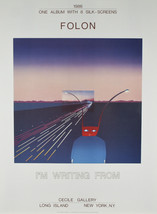 &quot;I Am Writing From Mt. Fuji&quot; by Jean Michael Folon Poster 30&quot;x22&quot; - $77.95