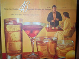 Vintage How To Make 46 Drinks at Home Southern Comfort Recipe Booklet - £3.97 GBP