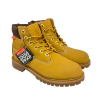 Timberland Youth 6” Premium Helcor Waterproof Work Boots 6576R Wheat Siz... - $42.74