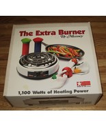 Vintage Munsey The Extra Burner Buffet Range 1100 Watt FB1 Hot Plate/Exc... - $24.99