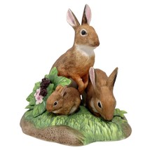 1983 In the Meadow Rabbit Porcelain Richard Orr National Wildlife Federation COA - £23.55 GBP