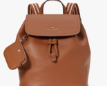 New Kate Spade Rosie Medium Flap Backpack Warm Gingerbread - $142.41