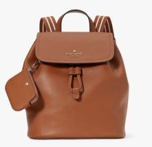 New Kate Spade Rosie Medium Flap Backpack Warm Gingerbread - £113.83 GBP