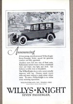 1923 Print Ad Willys-Knight Seven Passenger Cars Willys-Overland Toledo,OH - £12.74 GBP