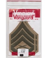 USMC Marine Corps Vanguard Staff Sergeant Green On Khaki Emnbroidered Pa... - $10.00