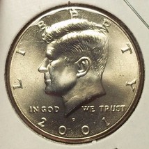 2001 P 50c Kennedy Half Dollar U.S.Coin. ***L*O*O*K*** - £1.57 GBP