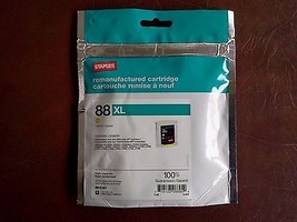 STAPLES REMANUFACTURED CARTRIDE 88XL YELLOW C9393AN , C9388AN - $23.41