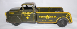 Vintage Marx Toys F268 Green U.S. ARMY 5th DIV Tin Truck - £93.42 GBP