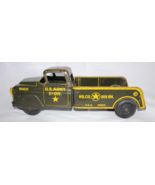 Vintage Marx Toys F268 Green U.S. ARMY 5th DIV Tin Truck - £91.71 GBP