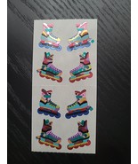 Sandylion Stickers Vintage Rollerskates 2 Squares - $4.90