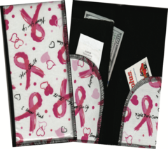 Server Wallet / Support the Cure / Pink Ribbons - $19.95