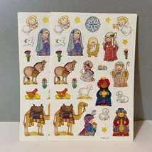 Vintage American Greetings Nativity Scene Stickers - £6.35 GBP