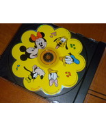 Walt Disney Characters Shaped Musical CD Smooch Mickey, Minnie, Donald, ... - $13.59