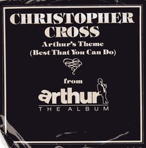 Record 45 RPM  Christopher Cross Arthur&#39;s Theme (Best That You Can Do) - $3.00