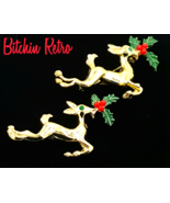 Gerrys Vintage Reindeer Pin Lot with Rudolph and Clarice  - £20.47 GBP