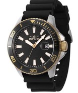 46091 Pro Diver Quartz 3 Hand Black Dial Men Watch - $136.29 CAD
