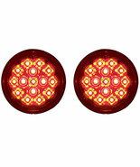 15 Red LED Rear Tail Turn Signal Lens Light 1157 Blinker Harley Motorcyc... - $37.59