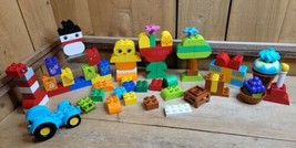  Lego Duplo My First Creative Chest 10817 90 Plus Pieces 2lbs Ages 1 1/2-5 Used - £31.64 GBP