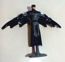 DC Comics Batman Burger King Black Gray 5 1/2&quot; Tall Action Figure - £7.82 GBP