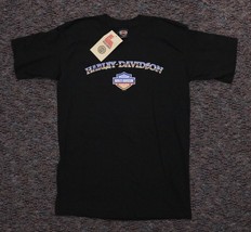 Vtg Harley Davidson Great American Freedom Machine St. Maarten N.A (M) Shirt NEW - £31.63 GBP