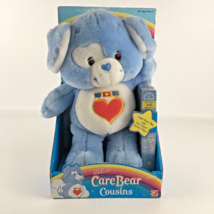 Care Bears Cousins Loyal Heart Dog 12” Plush Stuffed Toy VHS New Vintage 2004 - £78.18 GBP