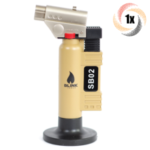 1x Torch Blink SB02 Gold Butane Lightweight Torch | Adjustable Flame - £18.30 GBP