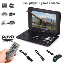 13.9&quot; Portable Dvd Player Cd Usb Swivel Screen Car Charger Game Remote C... - £93.66 GBP