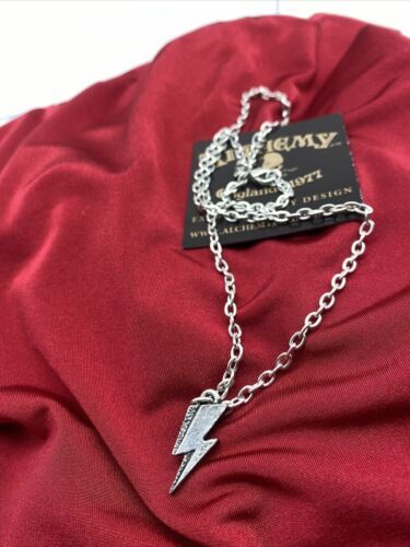 Alchemy Gothic PP515  David Bowie: Flash Necklace Pendant IN HAND - $25.26