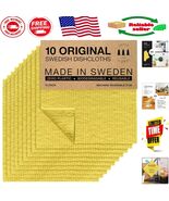 Sustainable 10-Pack Swedish Dishcloths - Compostable &amp; Food-Safe Kitchen... - $738.34 MXN